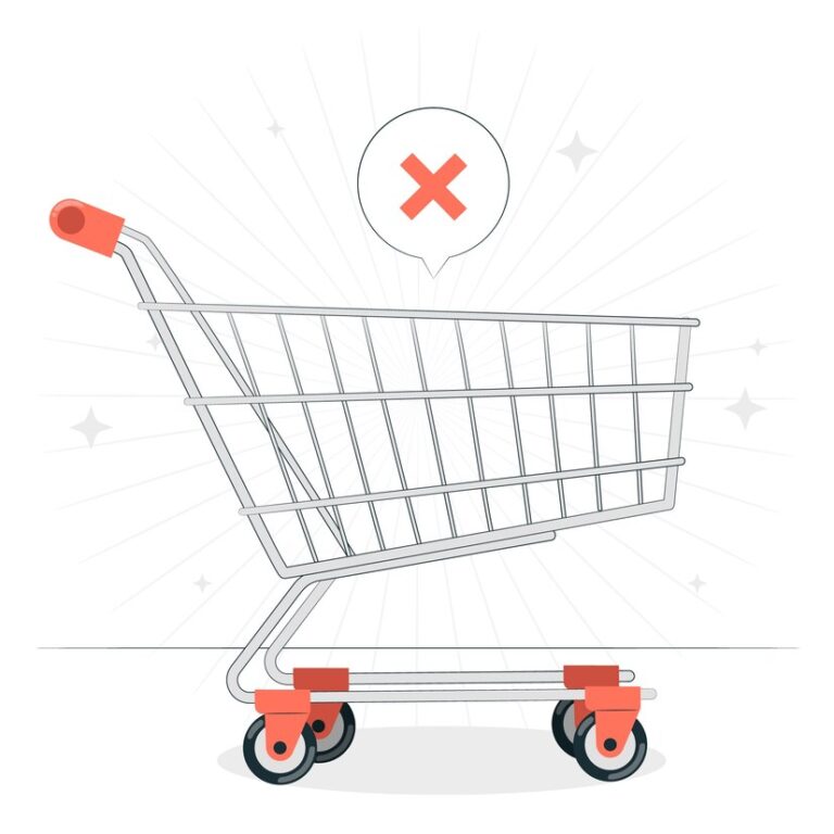 Supermarket Shopping Cart Concept Illustration 114360 22408